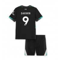 Liverpool Darwin Nunez #9 Auswärts Trikotsatz Kinder 2024-25 Kurzarm (+ Kurze Hosen)